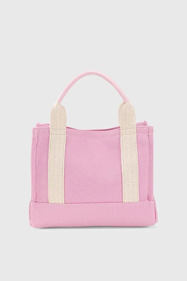 Women’S Pink Canvas Tote Bag