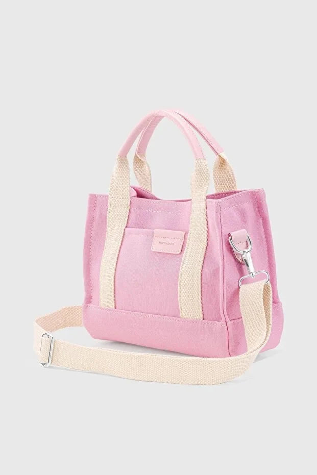 Women’S Pink Canvas Tote Bag