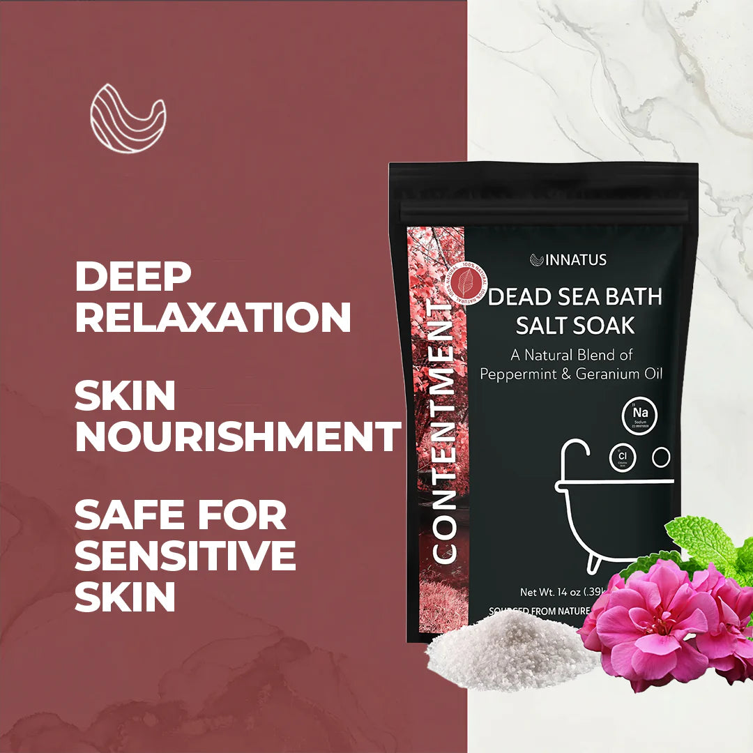Dead Sea Contentment Bath Salt Soak with 21 Minerals