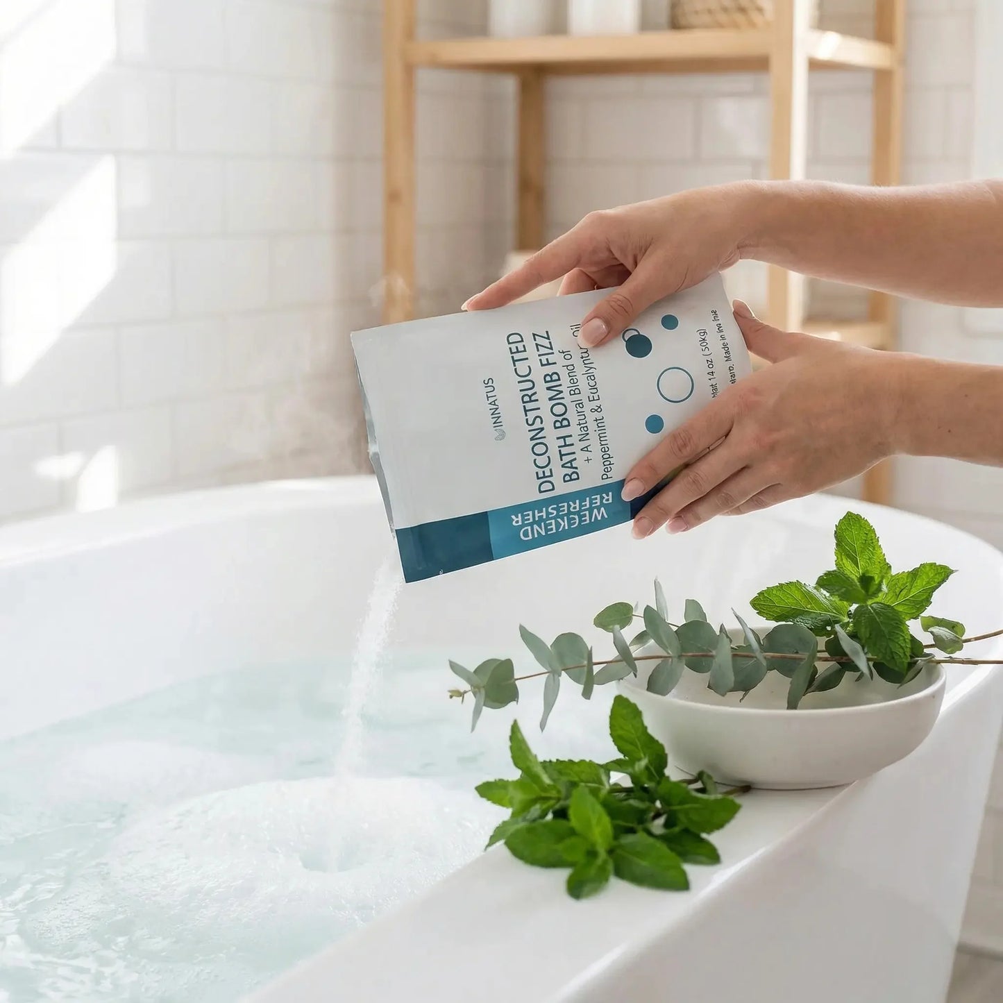 Sea Salt Fizzy Deconstructed Weekend Refresher Bath Bomb